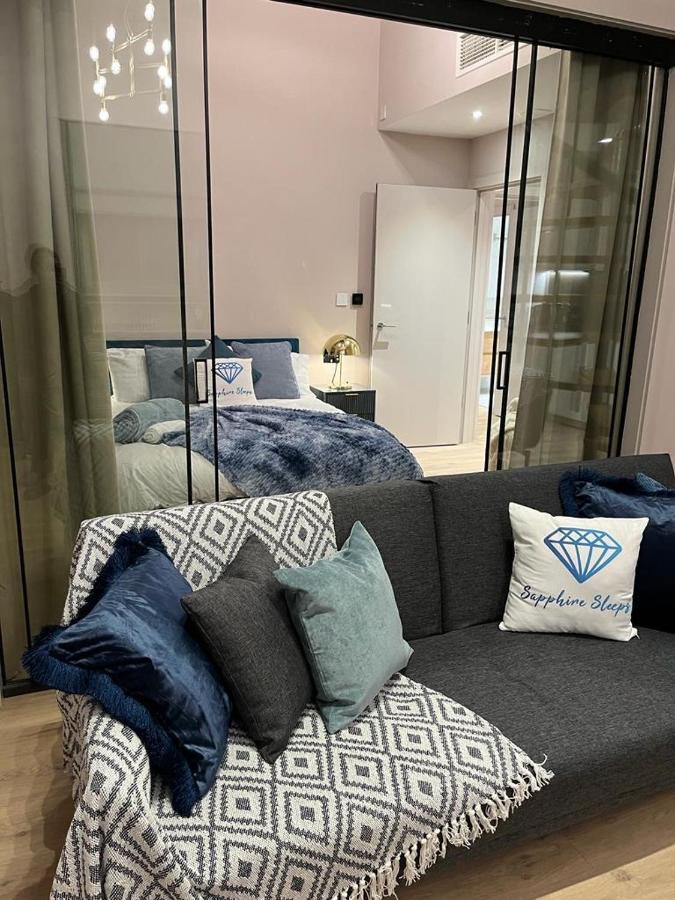 M1 City Centre 3 Bed 3 Bath Luxe Penthouse Manchester Bagian luar foto