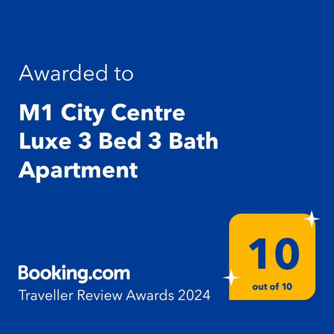 M1 City Centre 3 Bed 3 Bath Luxe Penthouse Manchester Bagian luar foto
